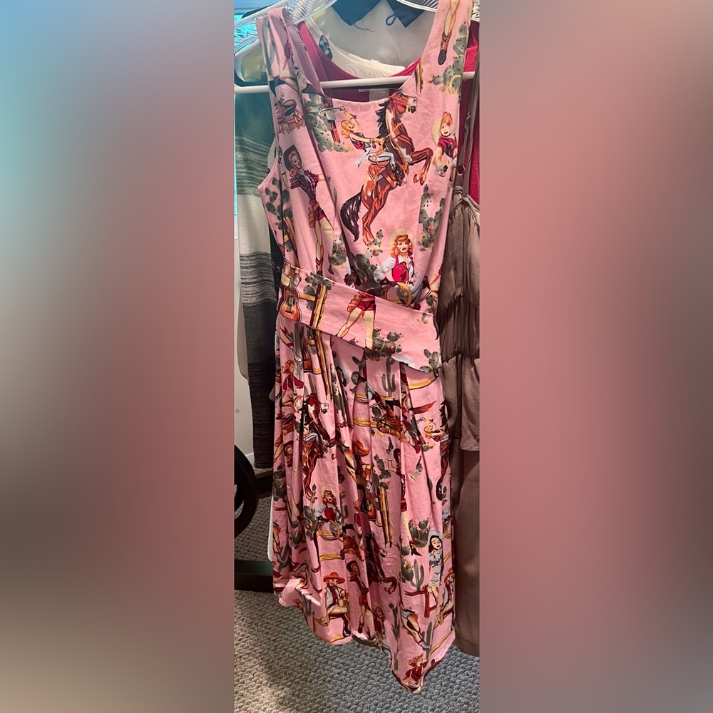 Cowgirl Dress Full Skirt Small